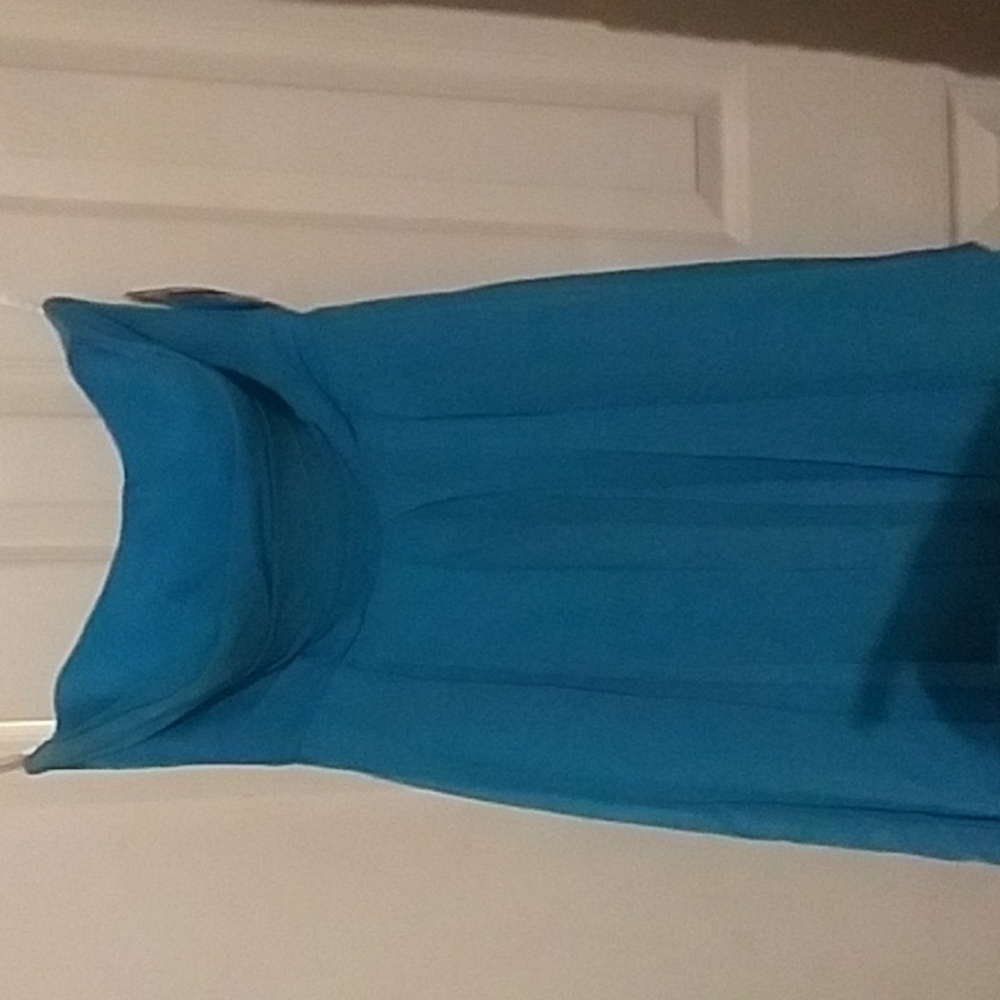 Beautiful turquoise blue bridesmaid /prom dress / party dress size 6/8